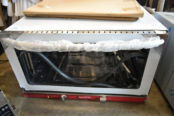 BRAND NEW SCRATCH AND DENT! Avantco 177CO38M Stainless Steel Commercial Countertop Electric Powered Full Size Convection Oven. 208/240 Volts, 1 Phase.  - Image 2 of 5