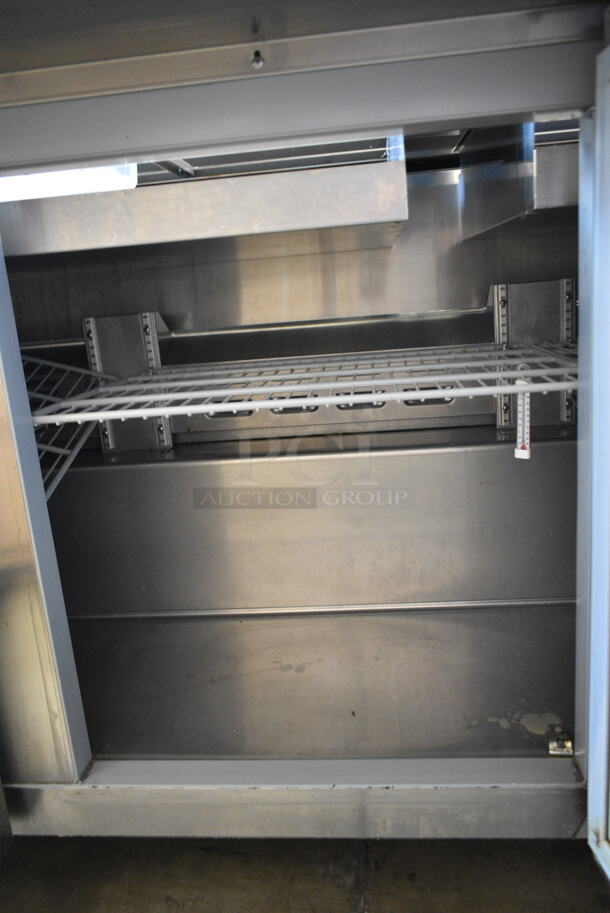 Hoshizaki SR72A-30M Stainless Steel Commercial Prep Table on Commercial Casters. 115 Volts, 1 Phase. Tested and Working! - Image 6 of 8