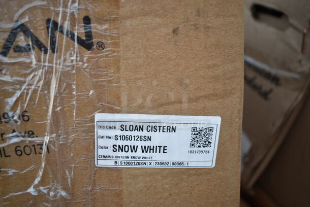 BRAND NEW SCRATCH AND DENT! Sloan ST8013 2108013 Pressure-Assisted Toilet Tank for 2108029 and 2108009 - 1.6 GPF - Image 4 of 4