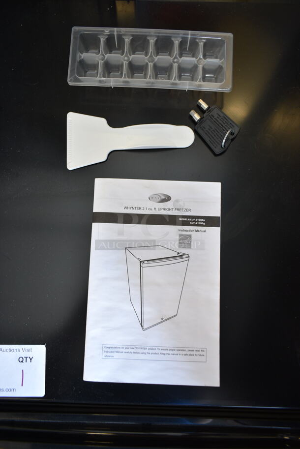 BRAND NEW SCRATCH AND DENT! Whynter CUF-210SSg Energy Star Stainless Steel Upright Freezer with Lock. 115 Volts, 1 Phase. Tested and Working! - Image 4 of 5