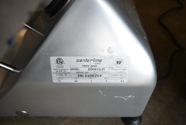 BRAND NEW SCRATCH AND DENT! 2023 Hobart Centerline EDGE12-11 Stainless Steel Commercial Meat Slicer w/ Blade Sharpener. 115 Volts, 1 Phase. Tested and Working! - Image 7 of 7