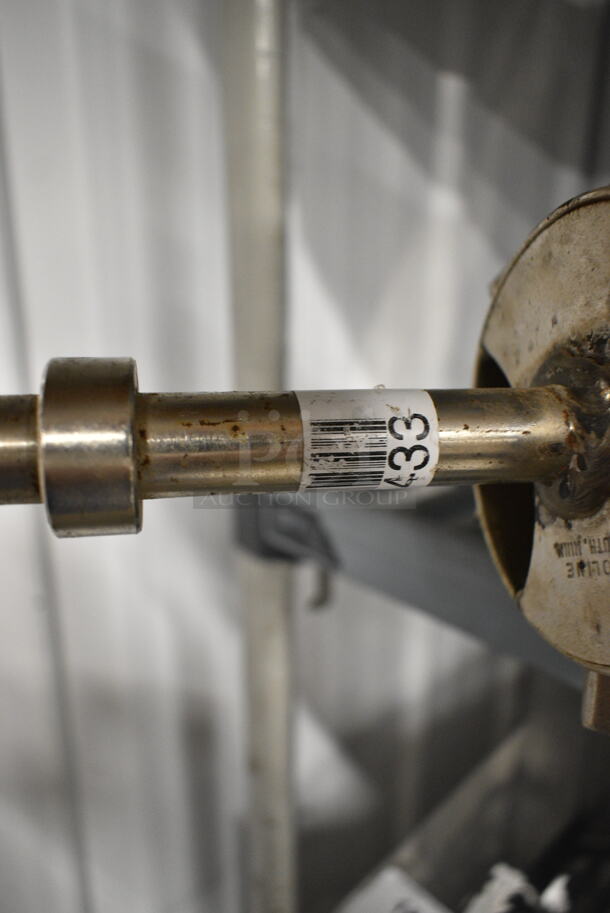 2 Moline Metal Commercial Donut Cutting / Biscuit Cutting Rolling Pins. 2 Times Your Bid! - Image 5 of 7