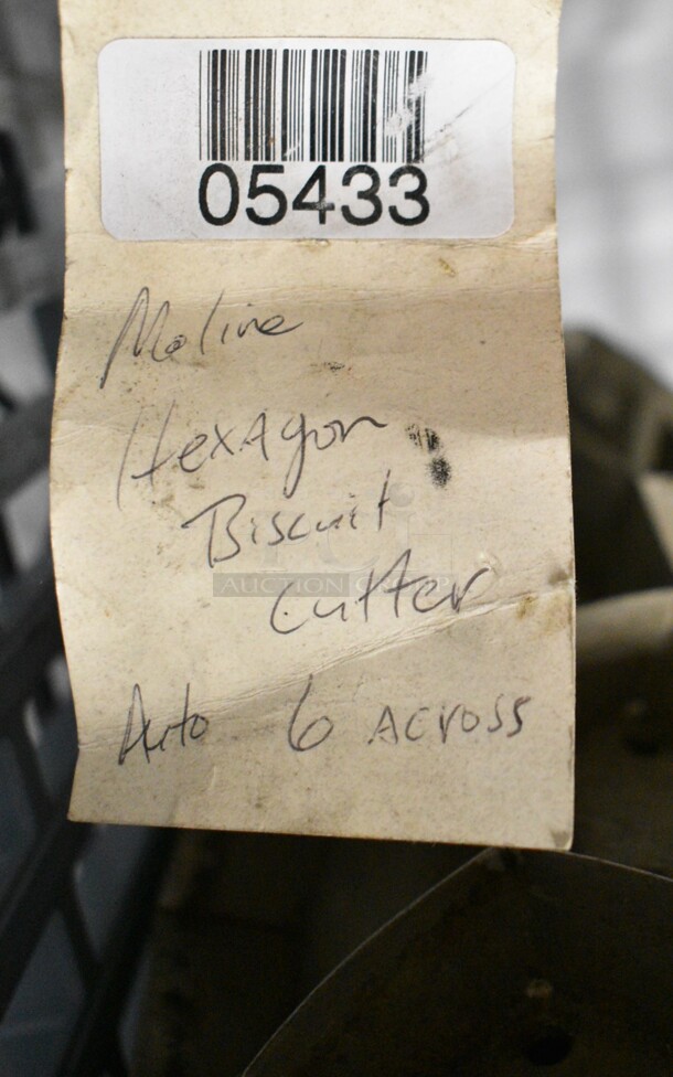 2 Moline Metal Commercial Donut Cutting / Biscuit Cutting Rolling Pins. 2 Times Your Bid! - Image 7 of 7