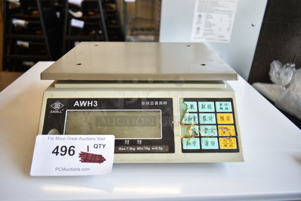 AWH3 Metal Countertop Food Portioning Scale. Tested and Working! - Image 1 of 4