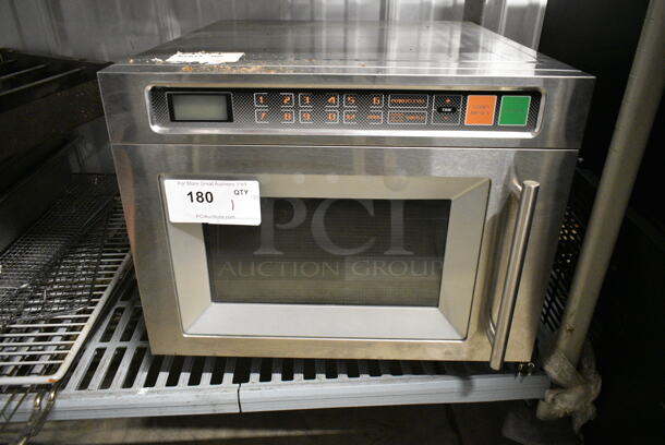 Stainless Steel Commercial Countertop Microwave Oven.  - Image 1 of 5