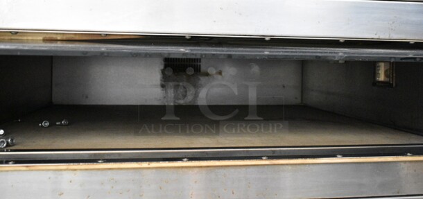 4 2021 Europa E2L 18PA Stainless Steel Commercial Electric Powered Bakery Pizza Ovens on Commercial Casters. 230 Volts, 3 Phase. 4 Times Your Bid! - Image 4 of 11
