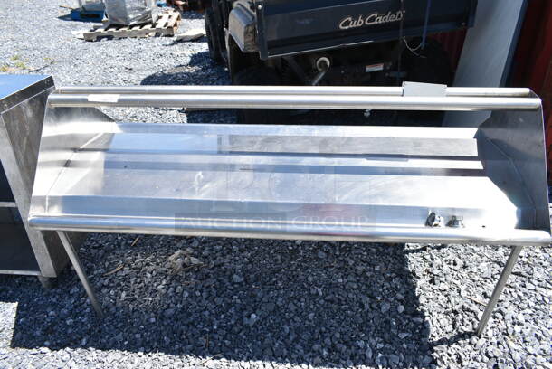Stainless Steel Over Shelf for Dishwasher Table.  - Image 1 of 3