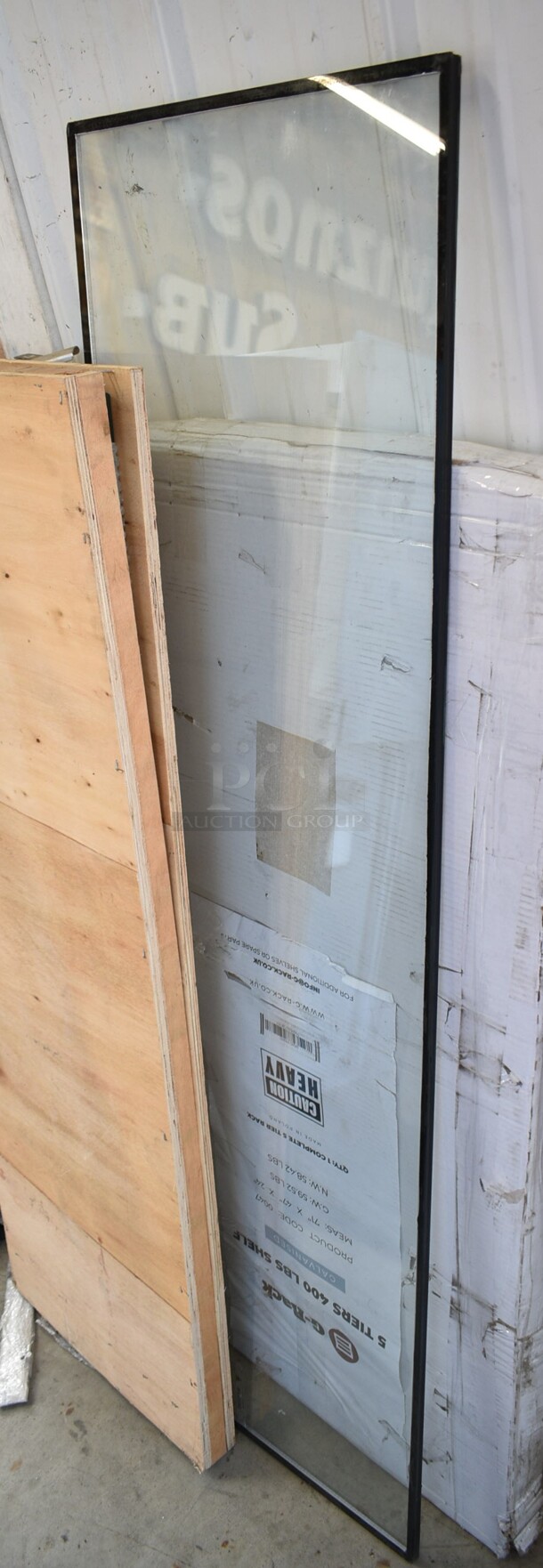 4 BRAND NEW SCRATCH AND DENT! Items; Stainless Steel Flat Top Griddle Attachment, 360SNZ48GLS Avantco 360SNZ48GLS 47" Sneeze Guard for CPT-48 Series, G-Rack 5 Tier Galvanized Shelf, Clear Panel. 4 Times Your Bid! - Image 7 of 7