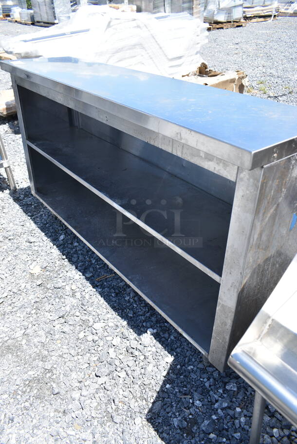 Stainless Steel Counter w/ 2 Under Shelves.   - Image 3 of 3