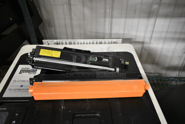 ALL ONE MONEY! Lot of Brother Printer, First Aid Kit and Black Metal Cash Register - Image 9 of 11