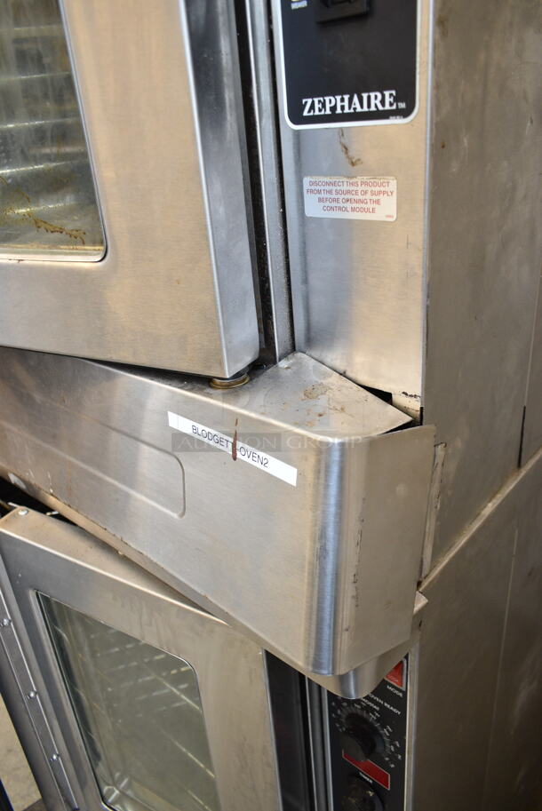 2 Blodgett Zephaire-200-E ENERGY STAR Stainless Steel Commercial Electric Powered Full Size Convection Ovens w/ View Through Doors, Metal Oven Racks and Thermostatic Controls. 208 Volts, 3 Phase. 2 Times Your Bid! - Image 7 of 12