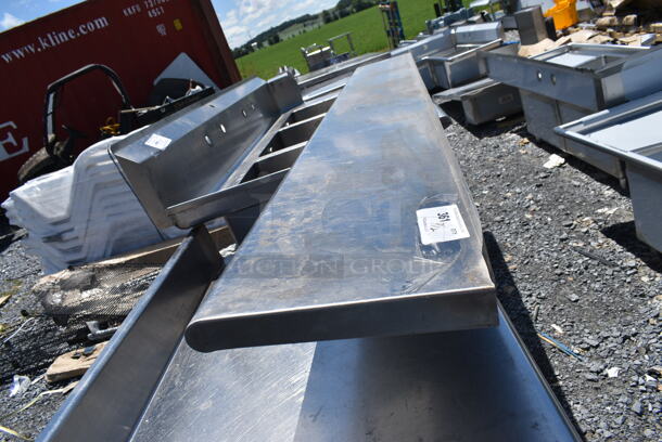 Stainless Steel Wall Mount Shelf.  - Image 2 of 2