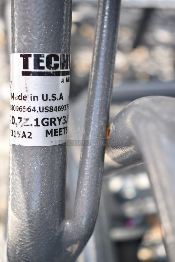12 Gray Poly and Metal Shopping Carts. 12 Times Your Bid! - Image 6 of 7
