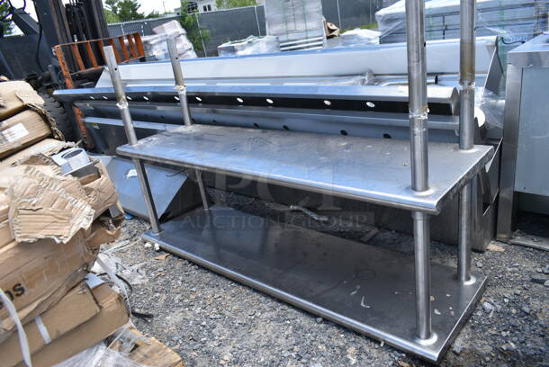 Stainless Steel 2 Tier Over Shelf w/ Hatco Warming Strip.  - Image 2 of 6