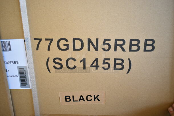 BRAND NEW IN BOX! Galaxy 177GDN5RBB Metal Commercial Single Door Reach In Cooler Merchandiser w/ Poly Coated Racks and LED Lighting. 110-120 Volts, 1 Phase. - Image 3 of 3