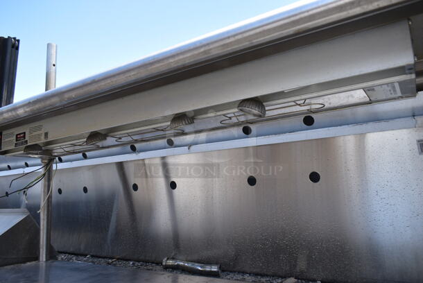 Stainless Steel 2 Tier Over Shelf w/ Hatco Warming Strip.  - Image 3 of 6
