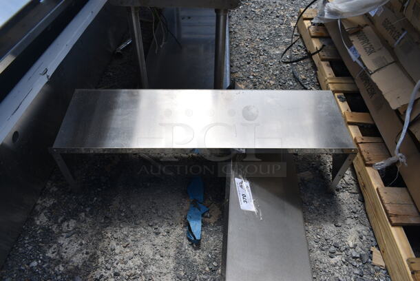 2 Stainless Steel Wall Mount Shelf. 2 Times Your Bid! - Image 3 of 3