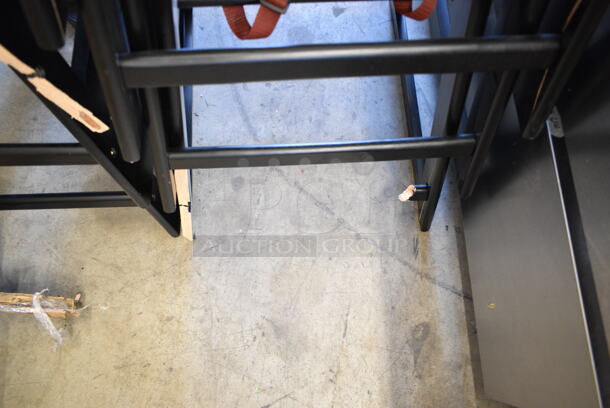 8 BRAND NEW SCRATCH AND DENT! Lancaster Table & Seating 164WHCASBK Standard Height Wooden High Chair with Black Finish. 8 Times Your Bid! - Image 8 of 12