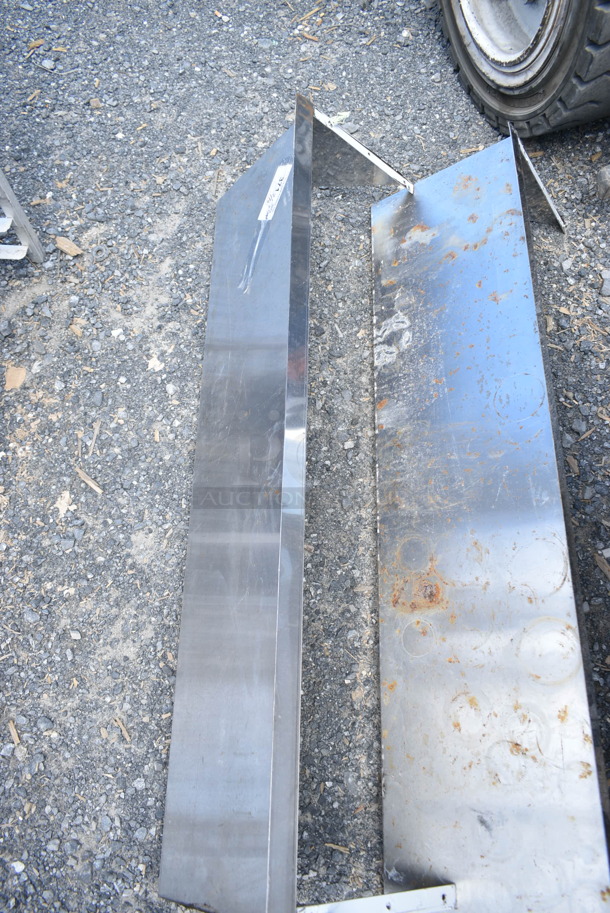 2 Stainless Steel Wall Mount Shelf. 2 Times Your Bid! - Image 2 of 5