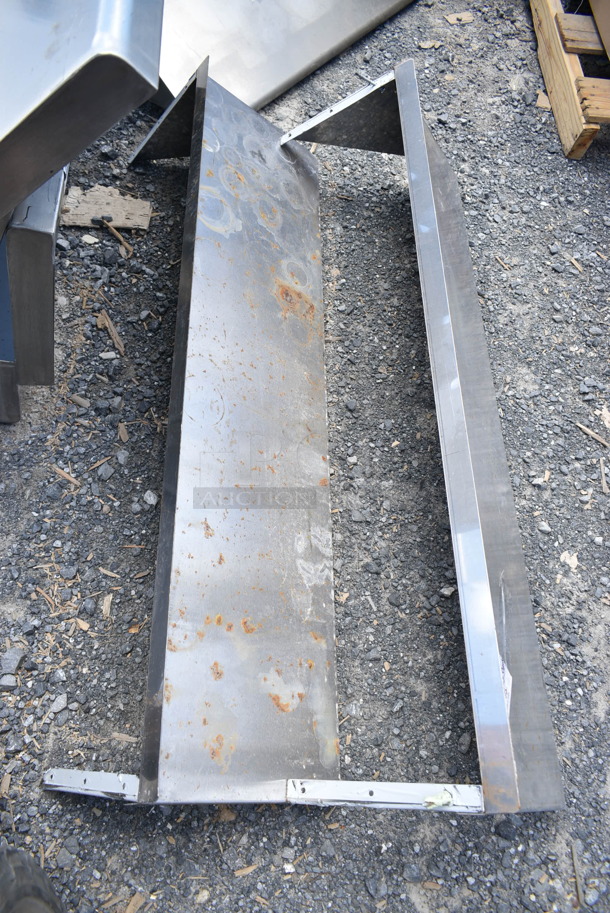 2 Stainless Steel Wall Mount Shelf. 2 Times Your Bid! - Image 4 of 5