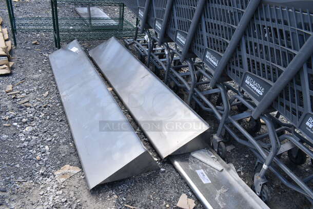2 Stainless Steel Wall Mount Shelf. 2 Times Your Bid! - Image 2 of 3