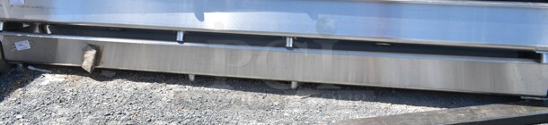 BRAND NEW SCRATCH AND DENT! Regency 600HSMS18120  120" x 17 1/2" Multi-Station Hand Sink for 5 Wall Mounted Faucets - Image 2 of 5