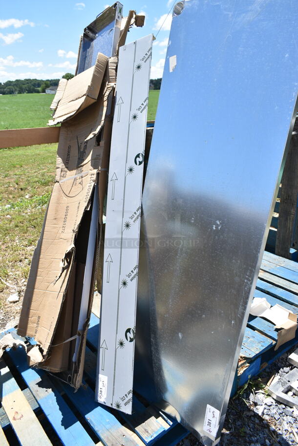 3 BRAND NEW SCRATCH AND DENT! Items; 600SOS1272 Regency Stainless Steel Single Deck Overshelf - 12" x 72" x 19 1/4", 450MM Unit. 3 Times Your Bid! - Image 4 of 7
