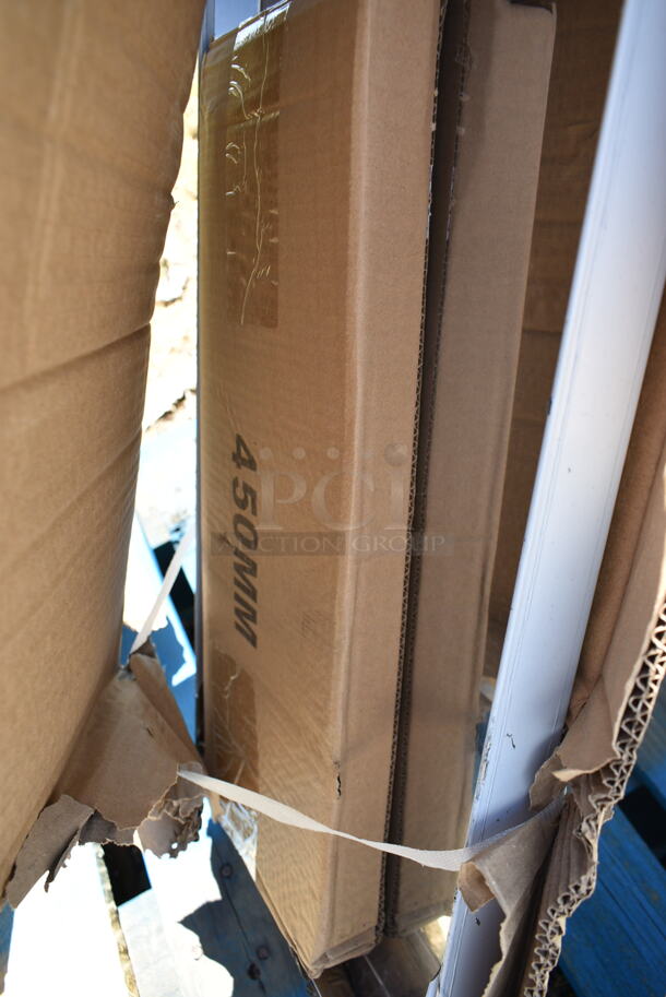 3 BRAND NEW SCRATCH AND DENT! Items; 600SOS1272 Regency Stainless Steel Single Deck Overshelf - 12" x 72" x 19 1/4", 450MM Unit. 3 Times Your Bid! - Image 7 of 7