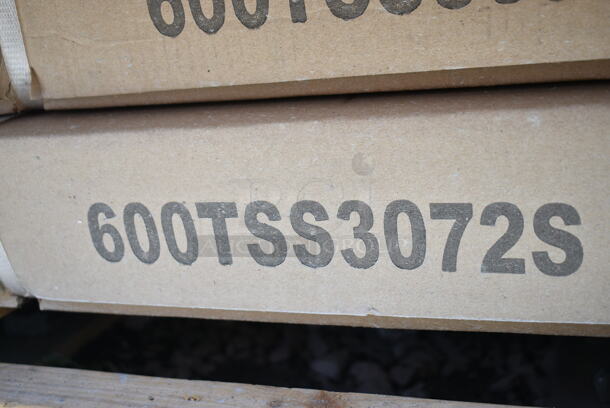 2 BRAND NEW SCRATCH AND DENT! Regency 600TSS3072S Spec Line 30" x 72" 14 Gauge Stainless Steel Commercial Work Table with Undershelf. 2 Times Your Bid! - Image 5 of 6