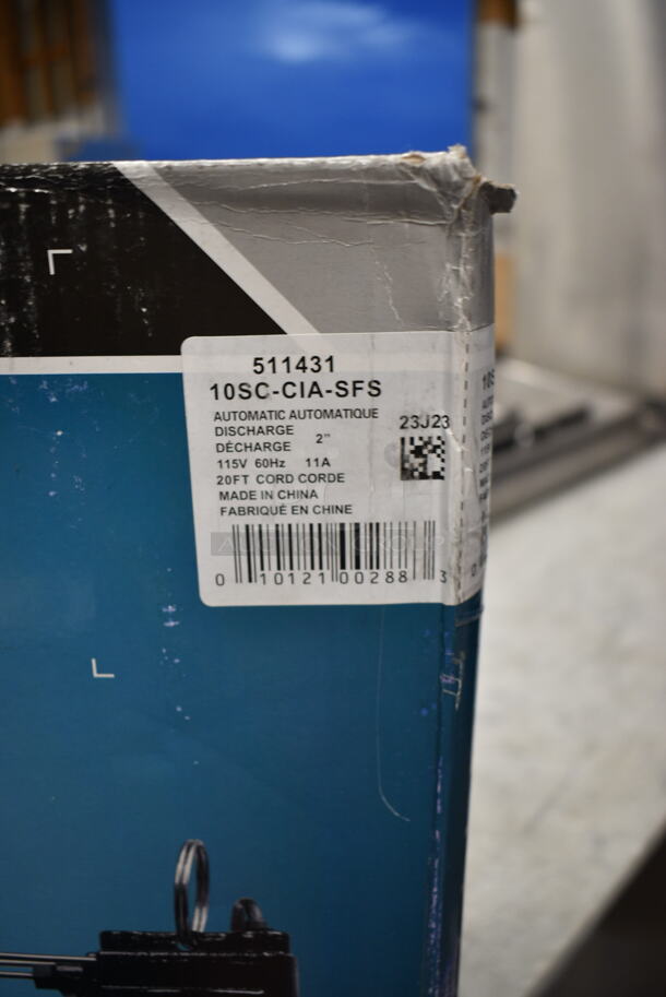 2 BRAND NEW SCRATCH AND DENT! Little Giant 10SC-CIA-RF 10SC Series 511433 2" Automatic Sewage / Effluent Pump with Piggyback Mechanical Float Switch and Little Giant 10SC Series 511431 2" Automatic Sewage / Effluent Pump with Integral Snap-Action Float Switch. 2 Times Your Bid!  - Image 7 of 8