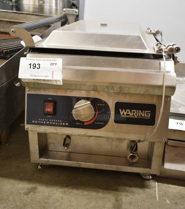 Waring WPC100 Stainless Steel Commercial Countertop Electric Powered Pasta Cooker Rethermalizer. 208/240 Volts. - Image 1 of 6