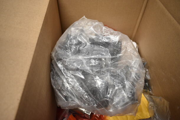 ALL ONE MONEY! Lot of Various Items Including Stainless Steel 1/2 Size Drop In Bins, Metal Legs, Caster, Pieces - Image 7 of 7