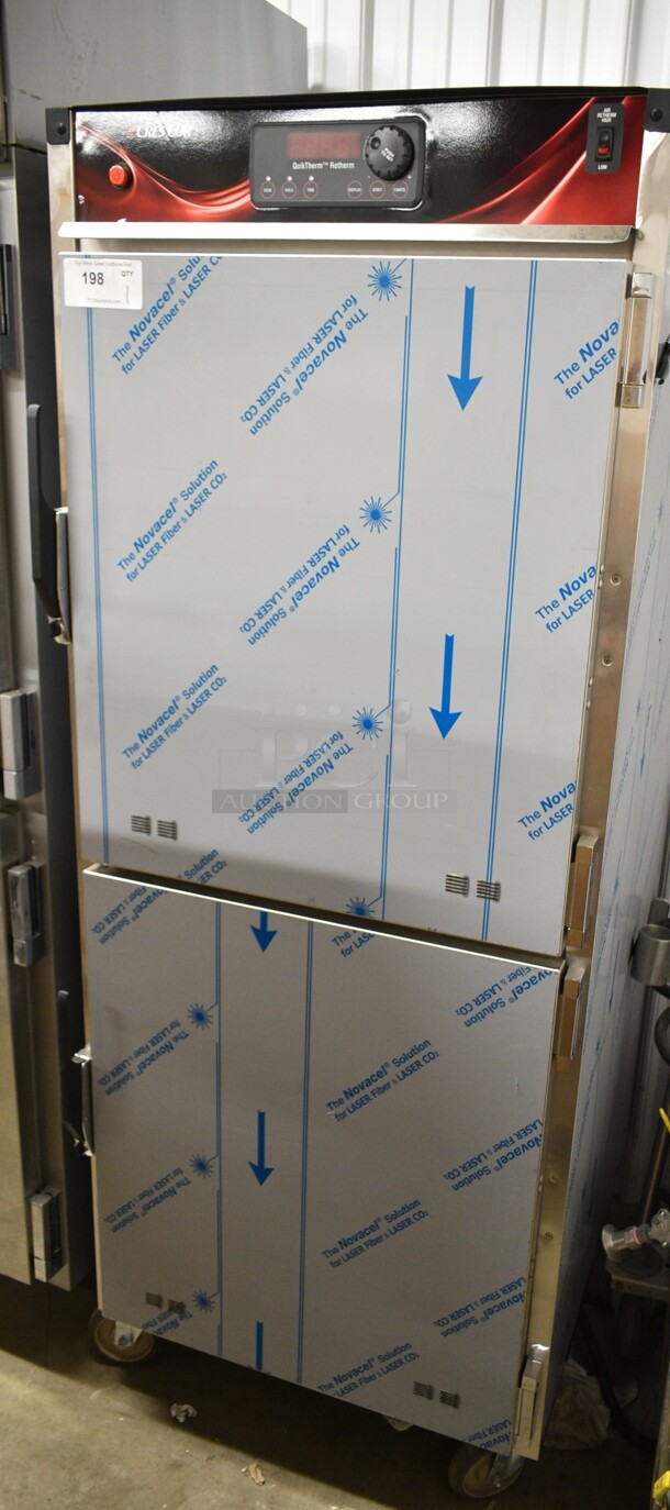 BRAND NEW SCRATCH AND DENT! CresCor RO-151-FUA-18D Stainless Steel Commercial QuikTherm Retherm Oven on Commercial Casters. 250 Volts, 3 Phase. Tested and Working! - Image 2 of 7
