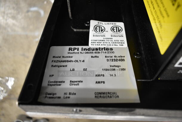 BRAND NEW! RPI Industries FXZNA60S4N-OLY-II Metal Commercial Warming Display Rack on Commercial Casters. 115/208-230 Volts, 1 Phase. - Image 7 of 7