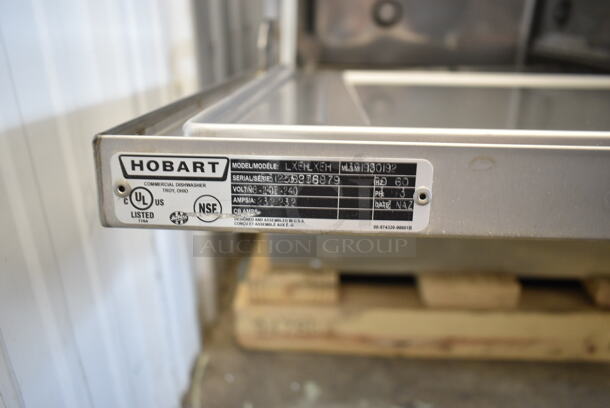 BRAND NEW SCRATCH AND DENT! 2023 Hobart LXEH Stainless Steel Commercial Undercounter Dishwasher. 208-240 Volts, 3 Phase.  - Image 7 of 7