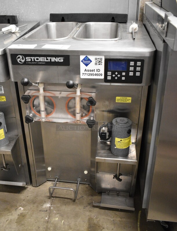 2019 Stoelting SF121-38I2 Stainless Steel Commercial Countertop 2 Flavor w/ Twist Soft Serve Ice Cream Machine. 208-240 Volts, 1 Phase. - Image 1 of 7