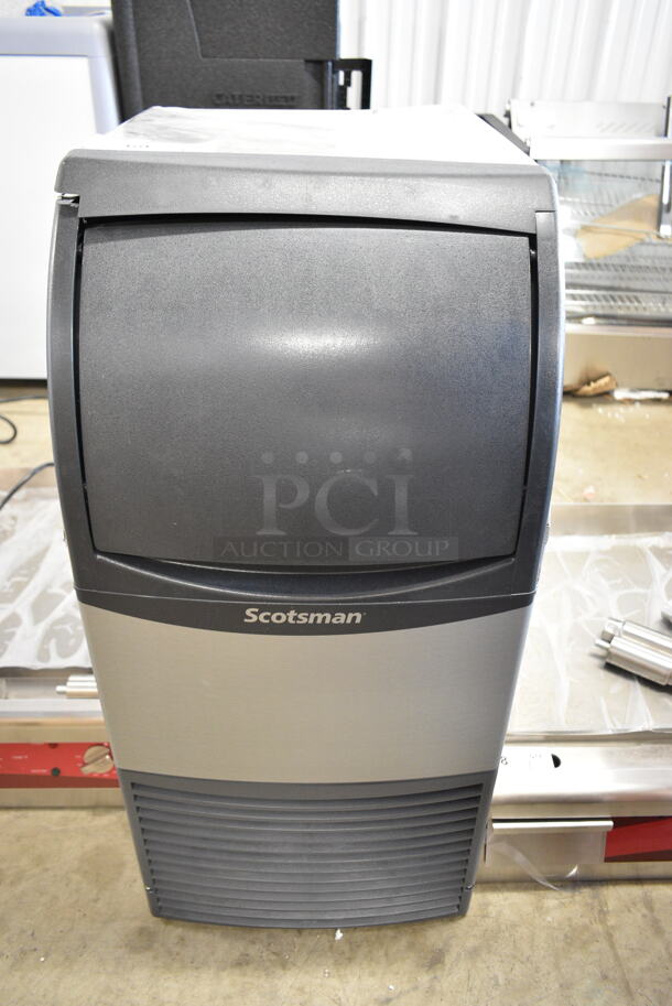 BRAND NEW SCRATCH AND DENT! 2023 Scotsman UN0815A Stainless Steel Commercial Self Contained Ice Machine. 115 Volts, 1 Phase.  - Image 2 of 7