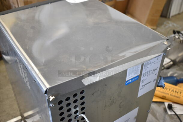 BRAND NEW SCRATCH AND DENT! 2023 Scotsman UN0815A Stainless Steel Commercial Self Contained Ice Machine. 115 Volts, 1 Phase.  - Image 4 of 7