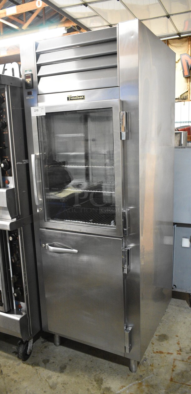 Traulsen RHT132WUT-HHG Stainless Steel Commercial 2 Half Size Door Reach In Cooler w/ Metal Racks. 115 Volts, 1 Phase. Tested and Powers On But Does Not Get Cold - Image 2 of 5