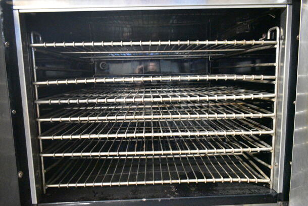 2 Montague Stainless Steel Commercial Natural Gas Powered Full Size Convection Ovens w/ View Through Doors, Metal Oven Racks and Thermostatic Controls on Commercial Casters. 2 Times Your Bid! - Image 3 of 6