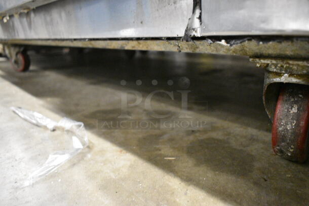 2016 Leader PT72 S/C Stainless Steel Commercial Pizza Prep Table on Commercial Casters. 115 Volts, 1 Phase. Tested and Working! - Image 2 of 8