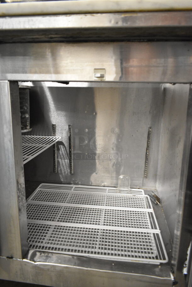 2016 Leader PT72 S/C Stainless Steel Commercial Pizza Prep Table on Commercial Casters. 115 Volts, 1 Phase. Tested and Working! - Image 5 of 8