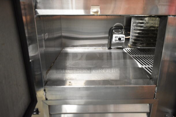 2016 Leader PT72 S/C Stainless Steel Commercial Pizza Prep Table on Commercial Casters. 115 Volts, 1 Phase. Tested and Working! - Image 7 of 8