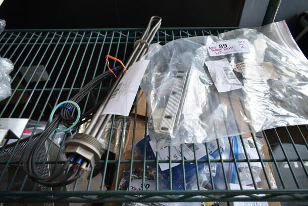 Lot of BRAND NEW SCRATCH AND DENT! Items Including HPEL3733 Alto-Shaam EL-3733R Service, Element, Immersion, HPHD2566 Alto-Shaam HD-2566 Door Handle - Image 1 of 4