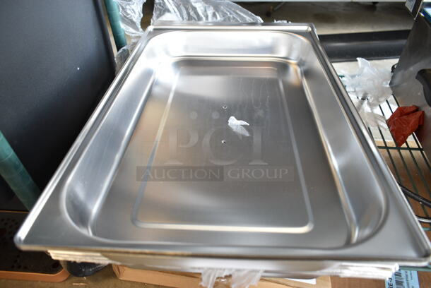 12 BRAND NEW SCRATCH AND DENT! Stainless Steel Drop In Bins/Lids Including Full Size and 1/4 Size. 12 Times Your Bid! - Image 7 of 8
