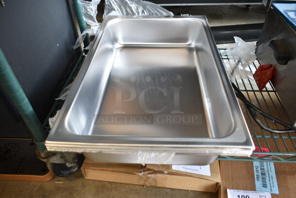 12 BRAND NEW SCRATCH AND DENT! Stainless Steel Drop In Bins/Lids Including Full Size and 1/4 Size. 12 Times Your Bid! - Image 8 of 8