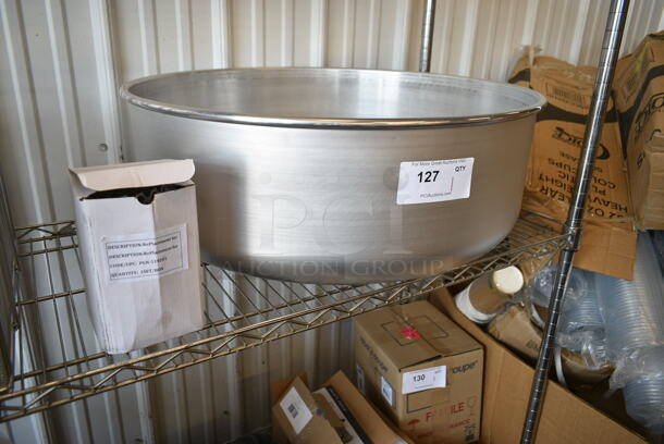 BRAND NEW SCRATCH AND DENT! Metal Commercial Cotton Candy Machine Bowl.  - Image 2 of 5