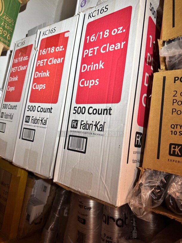 Fabri-Kal KC16S Kal-Clear 16 oz. / 18 oz. Squat Clear Customizable Cup - 500/Case - Image 3 of 4