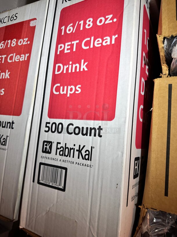 Fabri-Kal KC16S Kal-Clear 16 oz. / 18 oz. Squat Clear Customizable Cup - 500/Case - Image 4 of 4