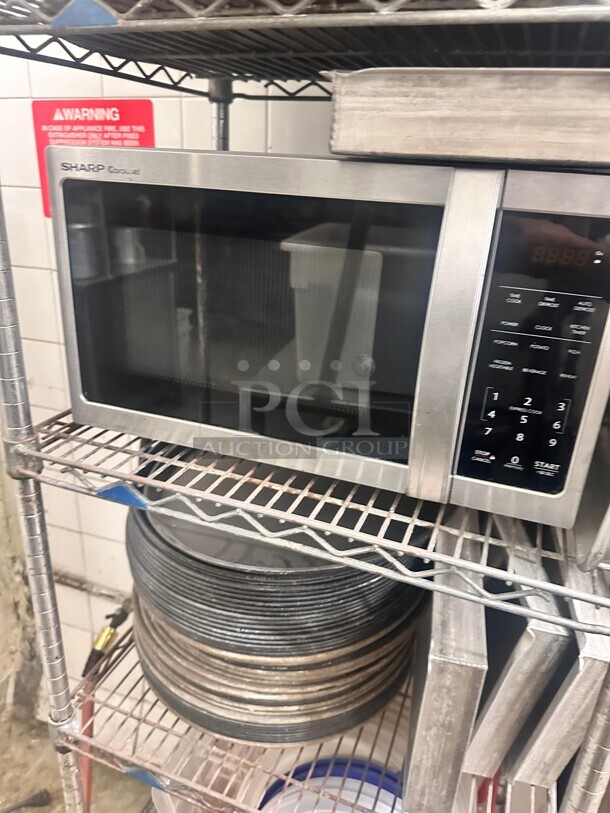 Sharp Smc1662ds 1.6-cu ft 1100-Watt Sensor Cooking Controls Countertop Microwave 115 Volt - Image 1 of 4